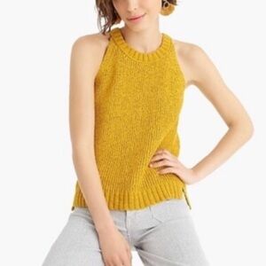 Point Sur Mustard Yellow Knit Sweater Tank Size Small